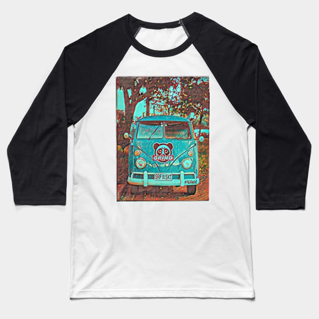 Grind Van Baseball T-Shirt by Digz